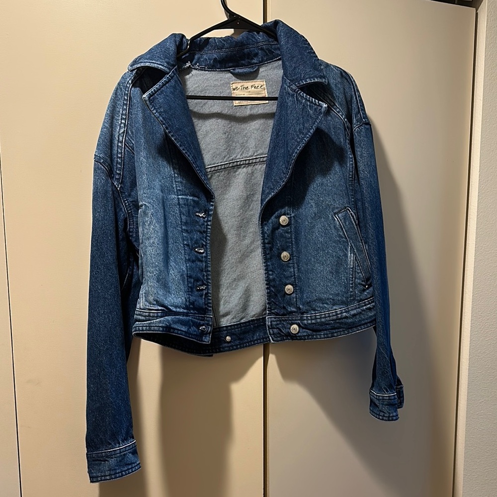 Free People Blue Denim Jacket